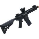 Matrix Sportsline M4 RIS Airsoft AEG Rifle w/G2 Micro-Switch Gearbox M4 RIS 8in Stubby Black Large ST-AEG-274-B-BK