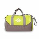 NIVIA Beast Gym Bag-4 Polyester/Unisex Gym Bags/Shoulder Bag for Men & Women with Separate Shoes Compartment/Carry Gym Accessories/Fitness Bag/Sports & Travel Bag/Sports Kit (Olive Green/Grey)