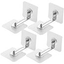 CPEX 4 PCS Adhesive Furniture Wall Anchors No Drill, Anti Tip Furniture Straps Kit for Baby Proofing, Secure Bookcase Dresser Shelf Cabinet to Wall for Child Safety - Removable, No Screw