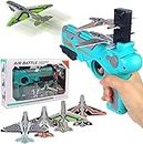 Graphene Airplane Launcher Gun, Safe and Fun Shooting Guns for Kids, Paper Foam Gliders for Quick and Easy Operation, Nearly Unbreakable Plastic, Ideal for Kids Ages