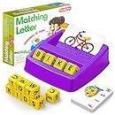HahaGift Toddler Girl Toys Age 3 4 5 6 7，Matching Letter Game Preschool Learning Educational Toys for Kids 3-8 Year Old Boys Girls, Best Christmas Birthday Toy Gift for 3 4 5 Years Old Kindergartener