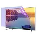 JANEFLY Anti-Blaulicht-TV-Bildschirmfilm, Matte Blendschutz-TV-Displayschutzfolien, für 4K Ultra HD LED Smart TV 4-seitiger Ringkleber Installieren / 49in 1075x604mm