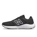 New Balance Women's 520v7 Running Shoes, Black/White, 10 US Wide