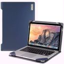 Broonel Blue Leather Laptop Case For CHUWI GemiBook Laptop Ultrabook 13 Inch