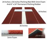 2 x 3 Softball Baseball Pitching Rubber Mat Training Indoor Outdoor Clay Mound