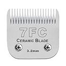 BESTBOMG Pet Clipper Blades Shaving Head Compatible with Oster Animal Clipper, Detachable Stainless Steel Ceramic Blade Compatible with Wahl Clipper Compatible with Andis Dog Clipper (3.2mm 7FC)