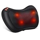 Brelley Neck Massager with Heat, Neck and Back Massager, 3D Deep Tissue Kneading Massage for Neck, Back, Shoulders, Legs, Shiatsu Massage Pillow Gift for Women, Men, Mom, and Dad