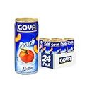 Goya Foods Peach Nectar, 9.6 Fl Oz (Pack of 24)