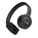 JBL Tune 520BT Wireless On-Ear Headphones, with JBL Pure Bass Sound, Bluetooth 5.3 and Hands-Free Calls, 57-Hour Battery Life, in Black