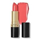 Revlon Super Lustrous Lipstick, High Impact Lipcolor with Moisturizing Creamy Formula, Infused with Vitamin E and Avocado Oil in Reds & Corals, Coral Berry (674) 0.15 oz
