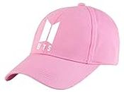 AICA BTS Cotton Cap - Pink, Adjustable Straps | BTS Korean Heart Gift for Girls Women
