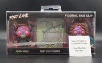 Walmart Exclusive Universal/Monogramm 3er Set ""They Live"" figurale Taschenclips