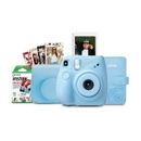 Fujifilm INSTAX Mini 7+ Bundle 10-Pack Film Album Camera Case Light Blue Bundle