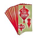 Hallmark Pack of Holiday Money or Gift Card Holders, Tis the Season (10 Cards with Envelopes)