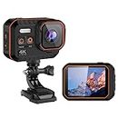 BEEBIRD 4K Action Camera- Underwater Camera IPX8 Waterproof, 170-Degree Wide-Angle Lens, EIS, Wi-Fi and Remote Control, Perfect for Scuba Diving, Snorkeling, and Vlogging