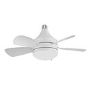 Generic 18inch Ceiling Fan with Light and Remote Adjustable Wind Speeds Lighting Fixture Low Noise Dimmable Light for Study Room Dorm