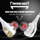 3.5mm Music Earphone with Microphone In-ear Sports Wired Headphones for Computer