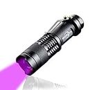 MODOAO Ultra Violet Blacklight，Purple Light Flashlight for Home & Hotel Inspection, Pet Urine & Stains, Spot Counterfeit Money, Leaks, Scorpions (1pack)