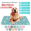 5X Washable Large Pet Pee Pad Mat Puppy Training Pad Toilet Wee Cat&Dog Supplies
