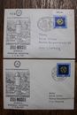 lettera zell mosel zebria 1984 25 anni associazione francobolli