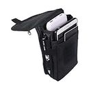 Multi-Purpose Smartphone Pouch, Belt Loop Phone Pouch, Cell Phone Holder, Tool Holder, Tactical Phone Holster Carrying Case, Men’s Waist Pocket for Hiking,Camping,Barbeque,Rescue Essential