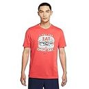 Nike Men's Relaxed Short Sleeve T-Shirt (DD6921-605_Lobster S)