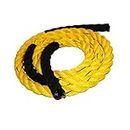 Azuka ® Polypropylene Ultimate Fitness Heavy Workout Jump/Skipping Rope 1Inch x 10 ft. for Intense Workout (Yellow)