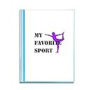 no/no Like Sports Fitness Balanced Body Building Book Sheet Protectors Portfolio Binder Folder