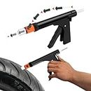 GRAND PITSTOP 22 Pcs Tubeless Tire Gun Puncture Repair Kit with Mushroom Plug for Tyre Punctures and Flats on Cars, Motorcycles, ATV, Trucks & Tractors (15 Mushroom Plugs)