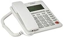 UNIDEN AS7408 White Corded Landline Phone with Speakerphone & Caller ID