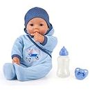 Bayer Design 94683AA Function, Interactive Doll, Hello Baby Boy with Accessories, 46 cm