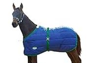 WeatherBeeta 420D Foal Standard Neck Medium Horse Blanket, Navy/Hunter, 42"-57"
