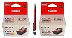 Canon CH 71L & CH 71R printhead for Canon G570/G670 Ink Tank Printers with ITGLOBAL with ITGLOBAL 3in1 Multi-Function Mobile Phone Stand, Stylus,Ballpoint Pen (Very Colors)