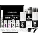 Eyelash Perm Kit, Brow Lift Kit, 2 in-1 Lash & Eyebrow Perm Kit, Semi-Permanent Perming Kit for Eyebrows and Eyelashes, Easy to Use & Long Lasting Results, For Home Salon DIY