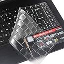 Laprite Premium Keyboard Skin for MSI GS65 GF63 15.6"/MSI PS63 P65 WP65 WS65 15.6 Inch/MSI PS42 14 Inch Gaming Laptop Ultra Thin Dustproof Keyboard Skin (TPU)