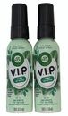 Air Wick V.I.P. Pre-Poop Toilet Spray VIP Mint Jet Setter Scent 1.85oz Each (x2)