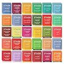 BLUE RIBBON, Stash Tea Bags Sampler Assortment Box (52 Count) 30 Different Flavors Gifts for Her Him Women Men Mom Dad Friends Coworkers Family
