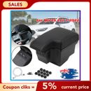 For MG ZS 2017-2023 Car Center Console Armrest Box Storage Case PU Leather Black