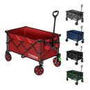 Garden Carts Heavy-Duty Yard Dump Wagon Cart Steel Lawn Utility Cart 220LB/80KG