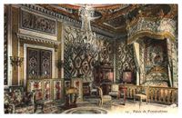 FRANCE Palais de Fontainebleau Chambre a Coucher de Marie-Antoinette's Bedroom
