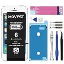 MOVFST Replacement Battery for iPhone 6,Li-ion Polymer 3500mAh High Capacity Battery Fit for iPhone 6 Model A1586 A1589 A1549 with Repair Tool Kits