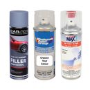 Automotive Touch Up Spray Can Choose Your Colour + 2K Clear Coat + Primer