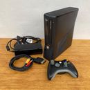 #3🔹🔹 Microsoft Xbox 360 S Slim Home Gaming Console W Controller & Power Supply