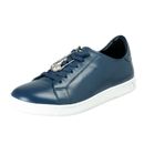 Versace Versus Men's Blue Leather Fashion Sneakers Shoes Sz 7 8 10 11 12