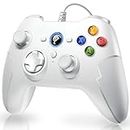 EasySMX Wired Controller for Windows PC/PS3, Plug and Play USB Gamepad with Hall Effect Triggers, Long Life Buttons, Turbo Function, Campatible with Android TV BOX and Tesla- Design for Comfort