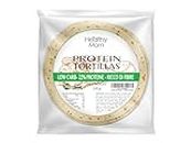 Healthy Mom Protein Tortillas, con 22% Proteine vegetali, Low Carb, Keto, 320gr (8 piadine da 40gr)