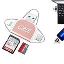 2024 Multi-Port 4 in1 Universal SD TF Card Reader, USB C SD TF Memory Card Reader, 4 in 1 Card Reader, Sd Card USB Adapter, Plug and Play, Multifunctional TF Memory Card Reader.