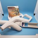 Wii accessories lot W/ Links Crossbow Training, Zapper, Wheel, and Bat 