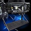PACEWALKER for Jeep Multi-Purpose Tailgate Table Rear Foldable Back Shelf Compatible avec Jeep Wrangler JK JKU 2007-2017 2/4 Portes(Aluminum Alloy)