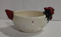Pier 1 Imports Polka Dot Rooster Bowl